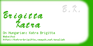 brigitta katra business card
